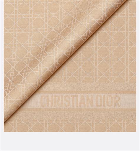 dior light cannage stole|Dior Light Cannage Lurex white stole .